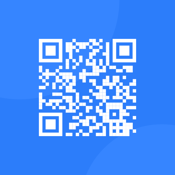 QR code linked to frontend mentor